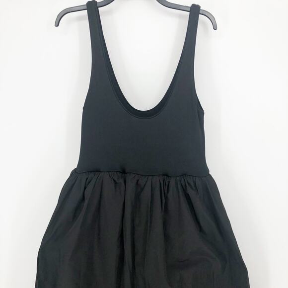 Et Ochs Women's Leonardo Mix Media Jumpsuit sz Large Black Wide Leg Tank NWOT - Picture 6 of 11